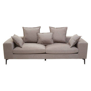 3 Seater Grey Sofa, Avignon - Image 2