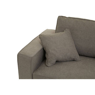 Valensole 3 Seat Grey Fabric Sofa