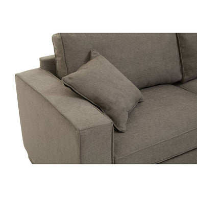 Valensole 3 Seat Grey Fabric Sofa