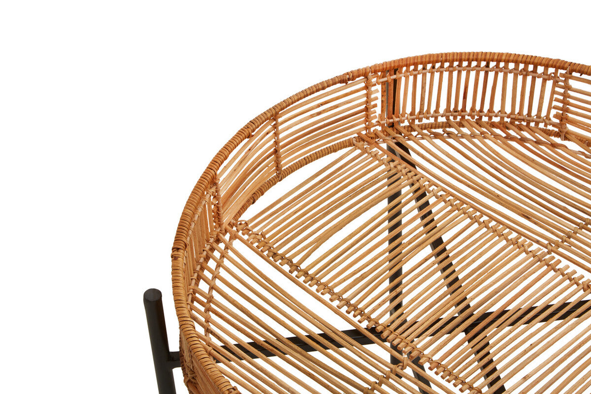 Batu Set Of 2 Natural Rattan Side Tables