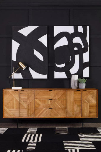 Jakara Sideboard With Metal Legs