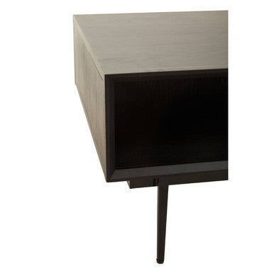 Jakara Black Finish Wooden Coffee Table