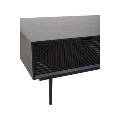 Jakara Black Finish Wooden Coffee Table