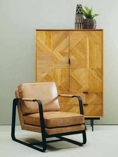 Jakara Natural Wooden Cabinet