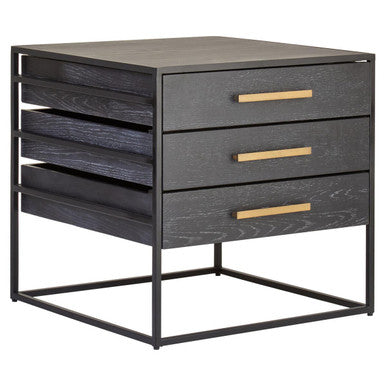 Judd Three Drawer Side Table