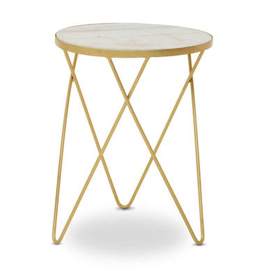 Rabia Side Table With Hairpin Legs