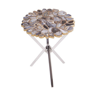 Rabia Agate Side Table