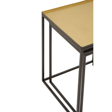 Rabia Gold And Silver Nest Of 2 Tables - Image 6