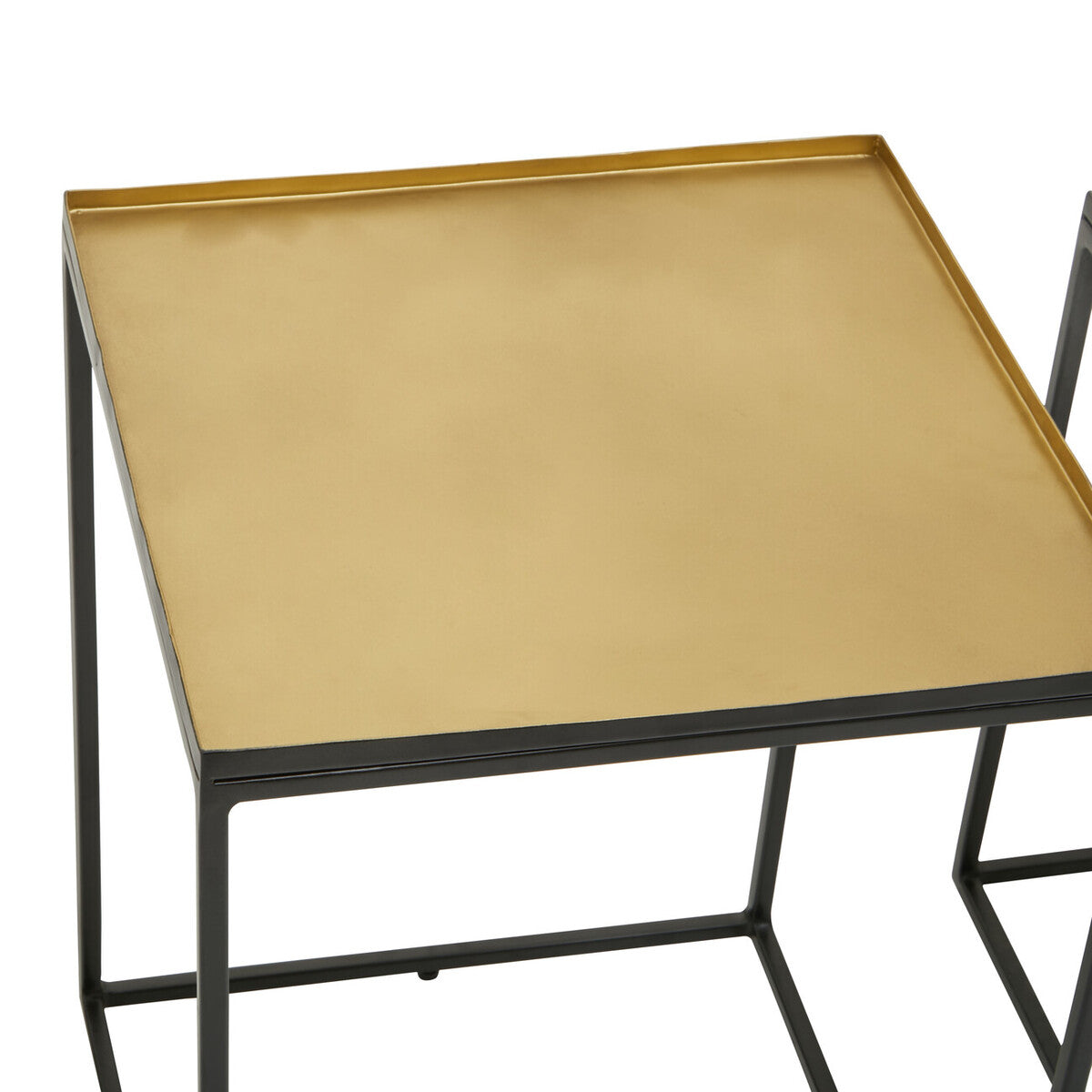 Rabia Gold And Silver Nest Of 2 Tables - Image 8