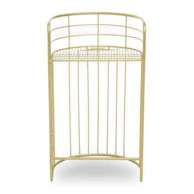 Rabia Gold Finish Bar Chair