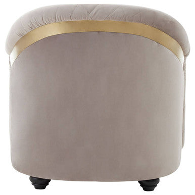 Fifi Grey Velvet Chair