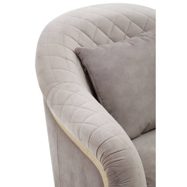 Fifi Grey Velvet Chair