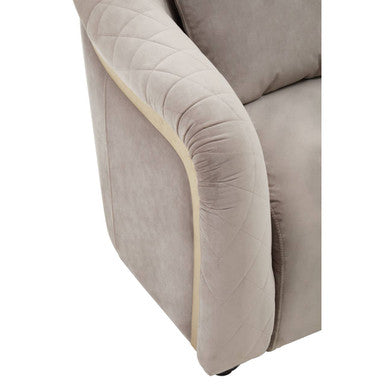 Fifi Grey Velvet Chair