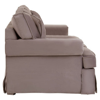 3 Seater Mink Velvet Sofa, Ralph