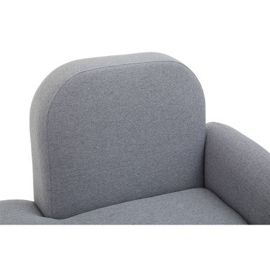 Heather Grey Right Hand Chaise Loungue
