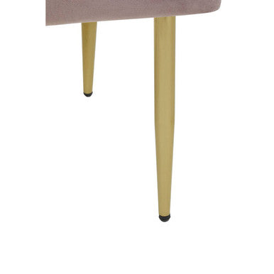 Demi Dusky Pink Velvet Dining Chair