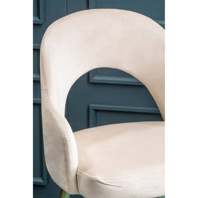 Dani Stone Velvet Dining Chair