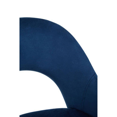 Dani Midnight Velvet Dining Chair