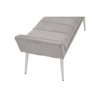 Gilden Grey Bench With Angular Base