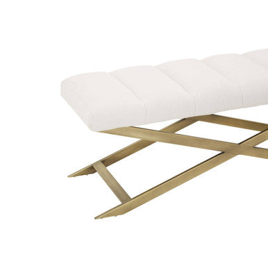 Gilden Natural Bench With Cross Base - Image 6