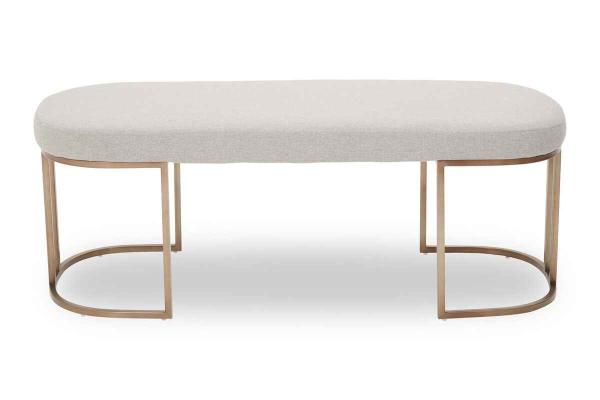 Gilden Natural Bench With Curved Base