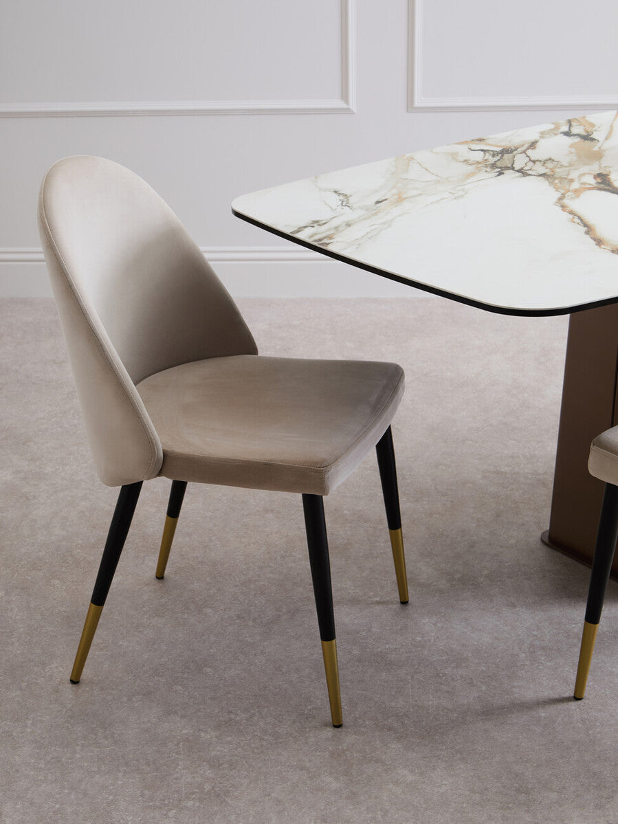 Gilden Dining Chair With Curved Back - Image 3