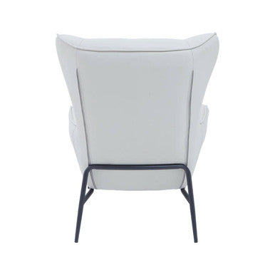 Kaiko Stone Faux Leather Armchair And Footstool - Image 6