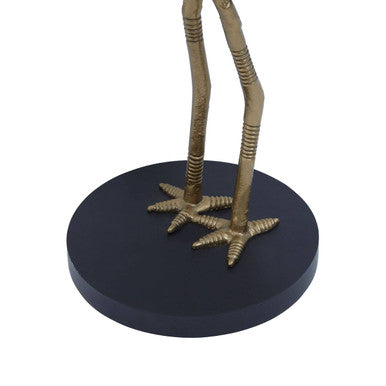 Inventivo Clear Glass Pelican Side Table