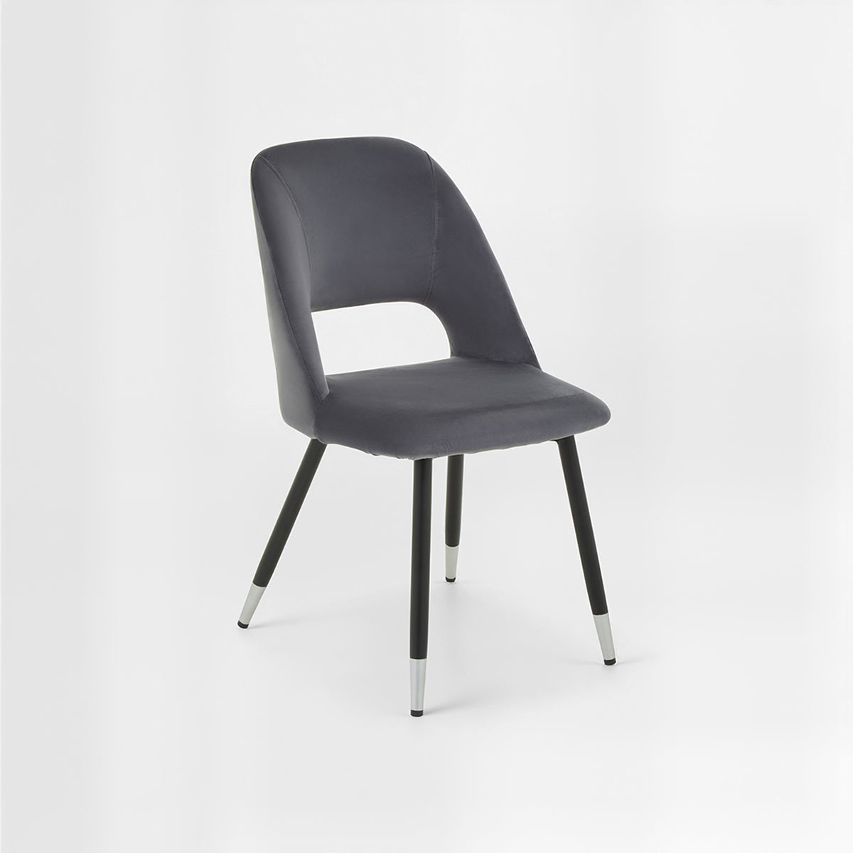 Warren Grey Velvet Dining Chair