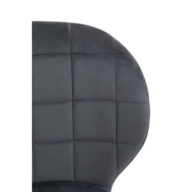 Grey Velvet Dining Chair | Warton