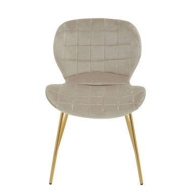 Mink Velvet Dining Chair | Warton
