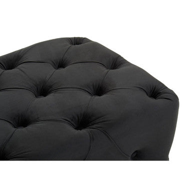 Alea Black Velvet Bench