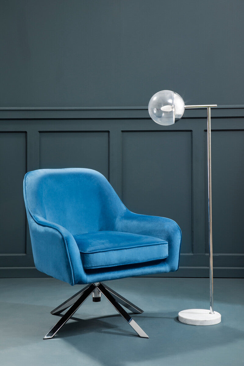 Avery Midnight Velvet Chair