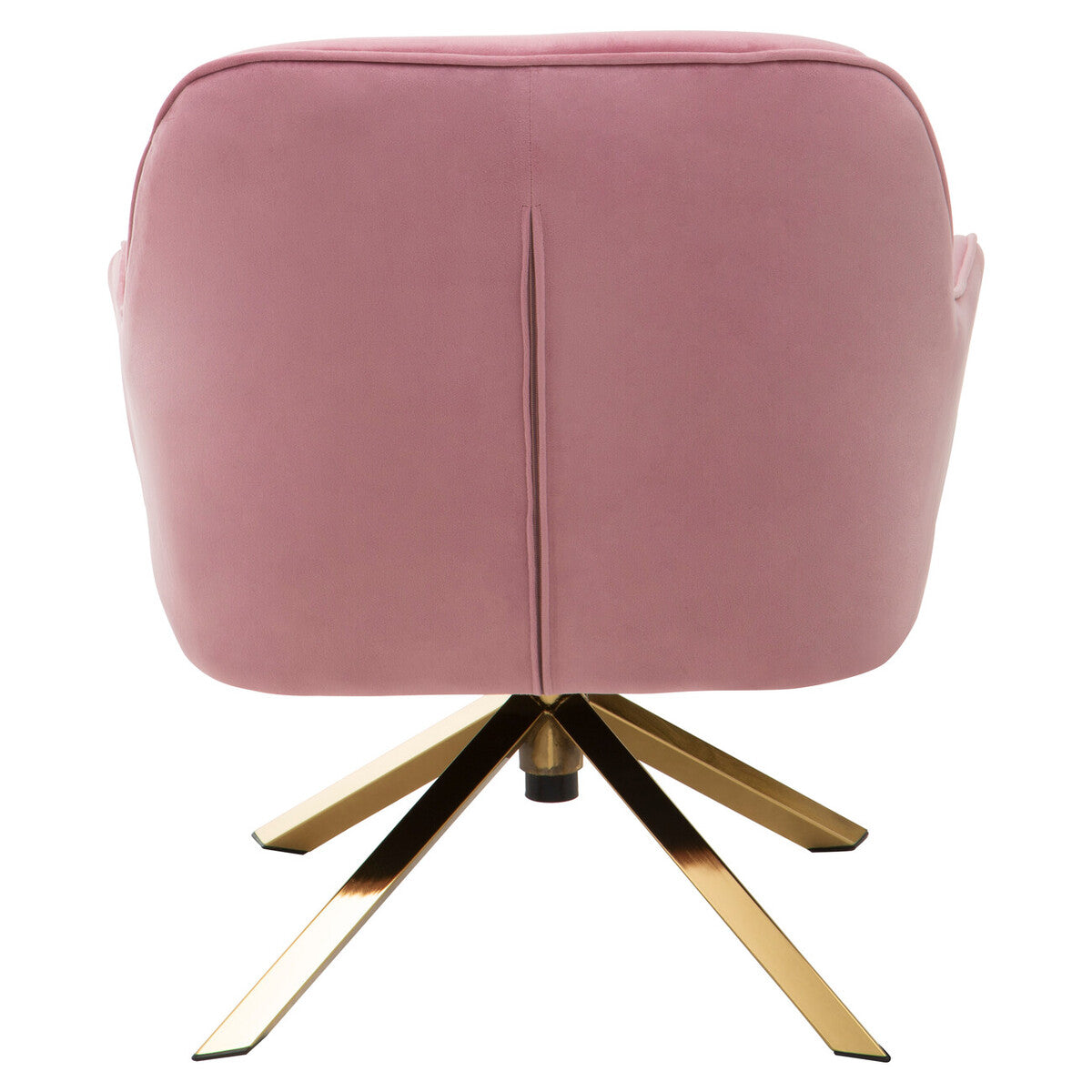 Avery Pink Velvet Swivel Chair
