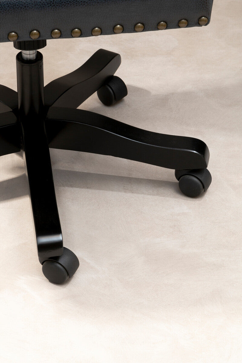 Walson Black Leather Effect Home Office Chair