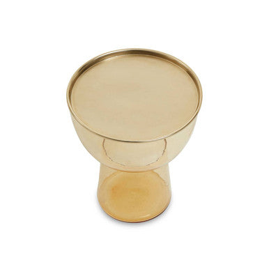 Martini Amber Glass Side Table - Image 3
