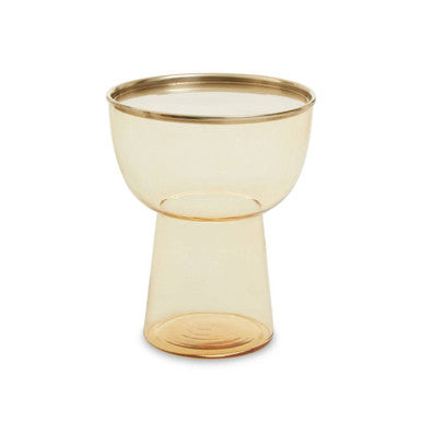 Martini Amber Glass Side Table - Image 2