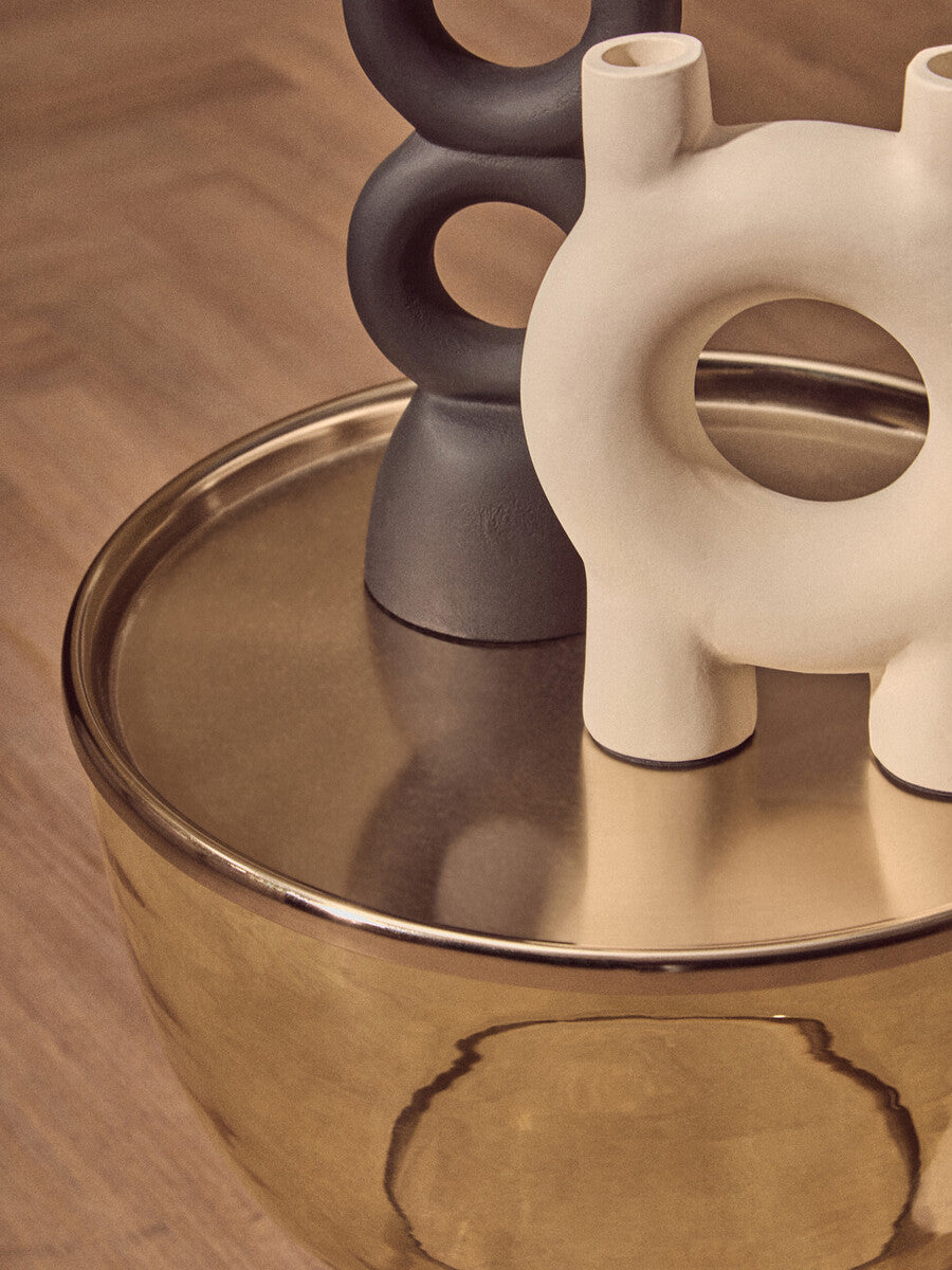 Martini Amber Glass Side Table - Image 9