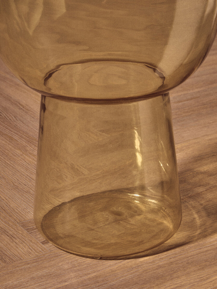 Martini Amber Glass Side Table - Image 10