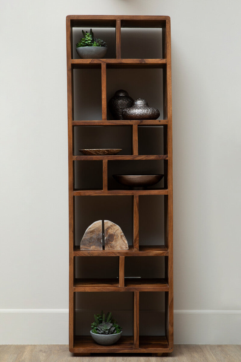 Surati Sheesham Wood Shelf Unit - Image 1
