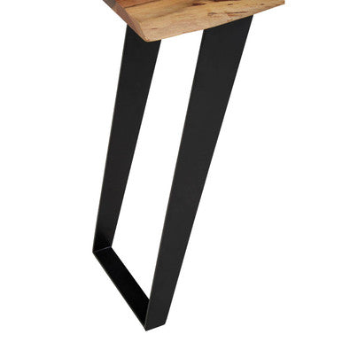 Surax Acacia Wood with Live Edge Console Table - Image 5