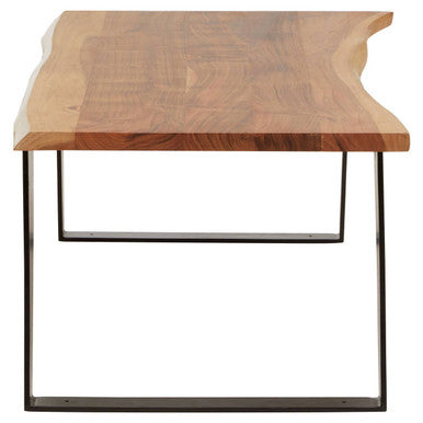Surax Acacia Wood with Live Edge Coffee Table - Image 5