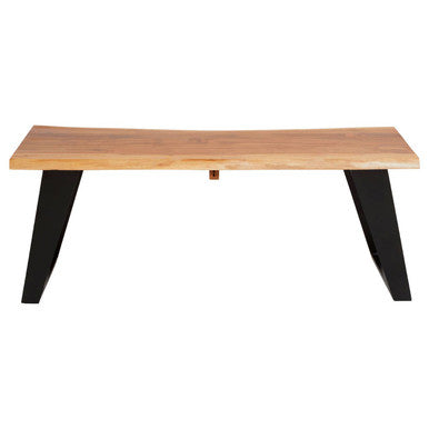 Surax Acacia Wood with Live Edge Coffee Table - Image 2