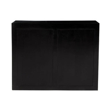 Sarter Four Drawer Black Mango Wood Chest