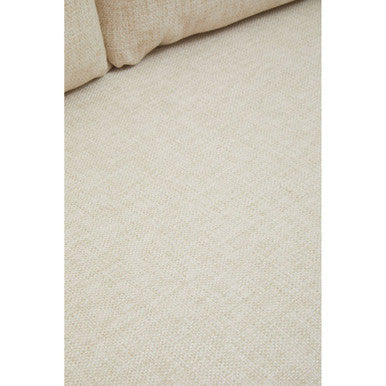 2 Seater Natural Fabric Sofa, Azalea - Image 9