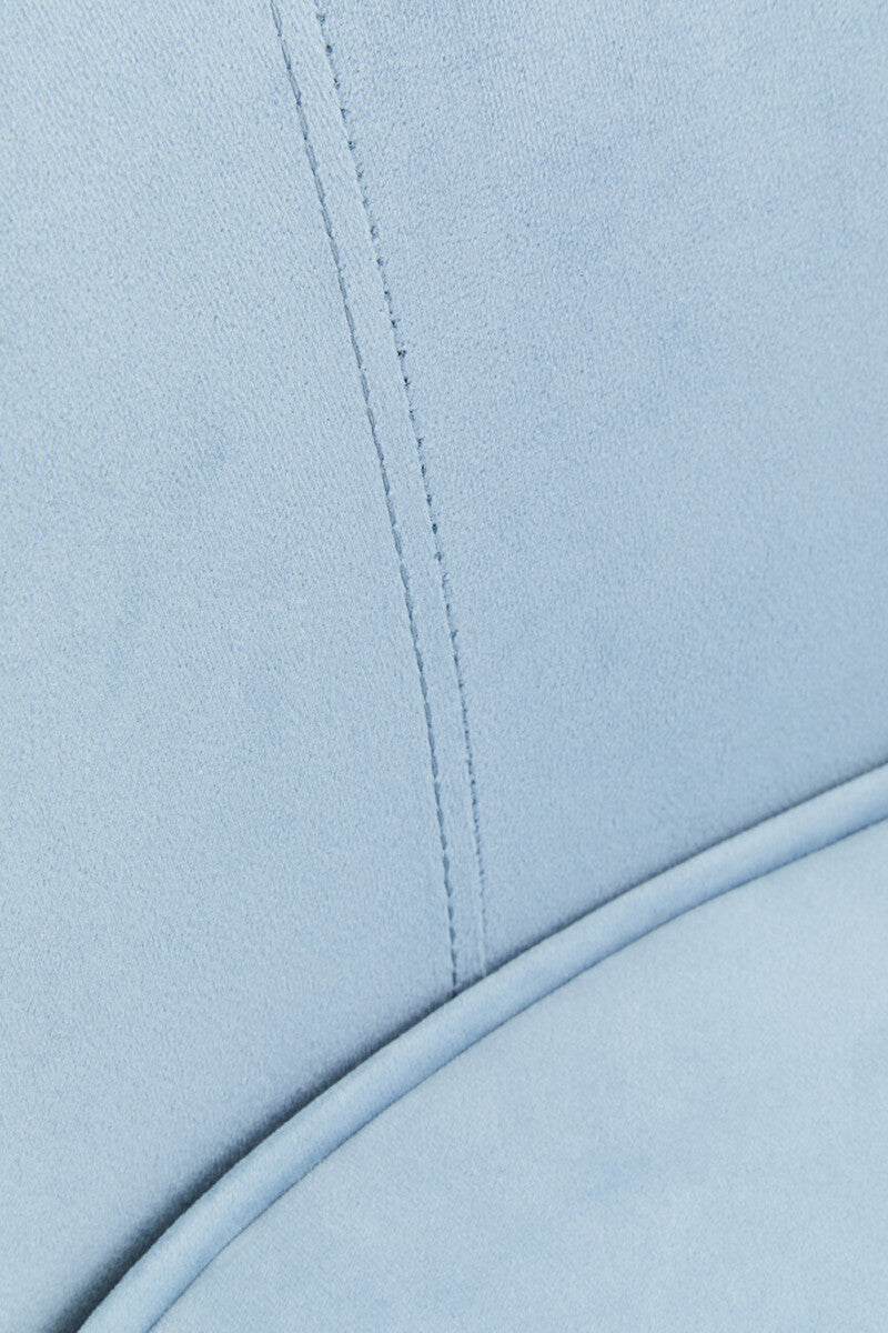 Yasmeen 3 Seat Aqua Blue Velvet Sofa