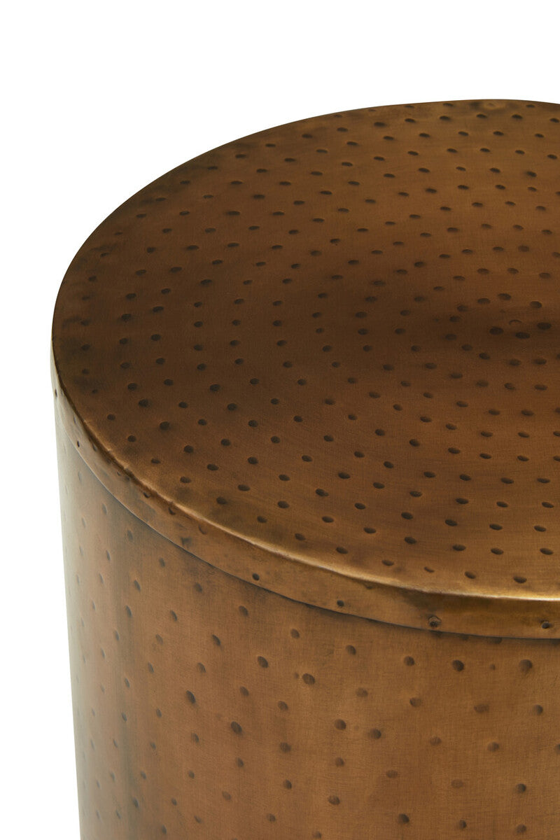 Arti Antique Brass Effect Side Table
