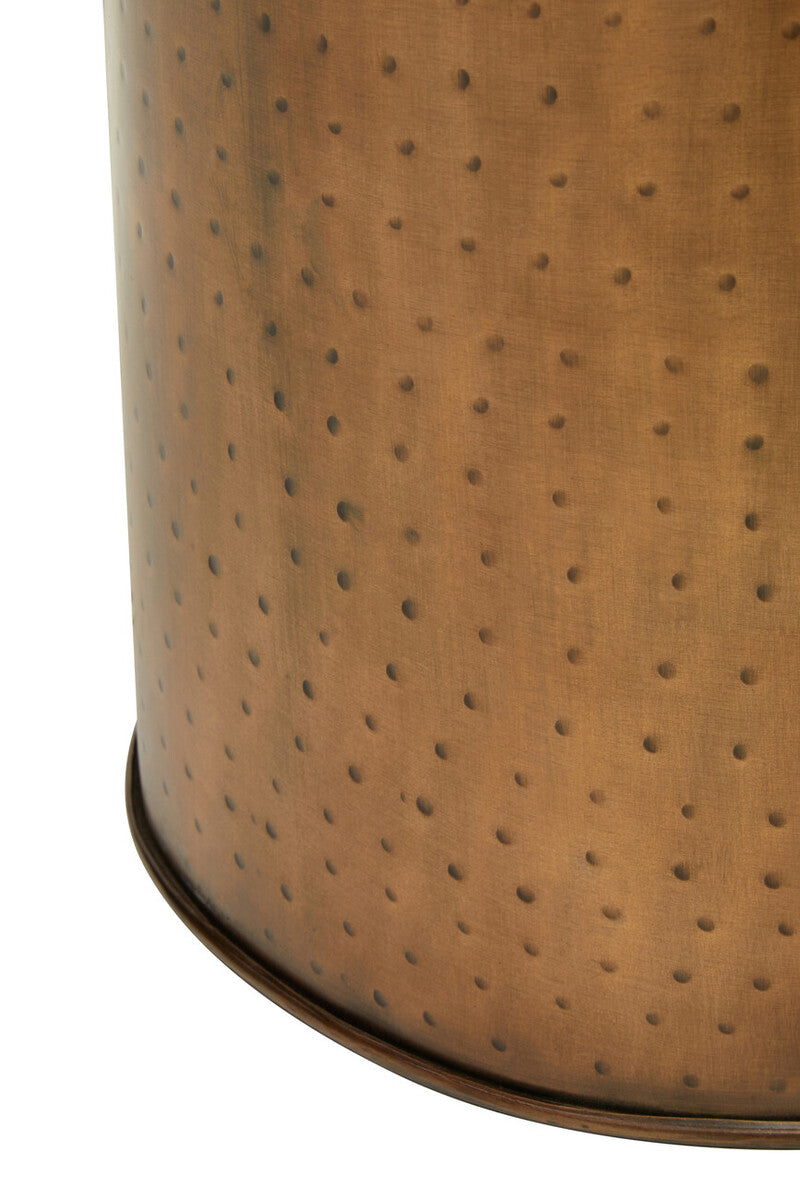 Arti Antique Brass Effect Side Table
