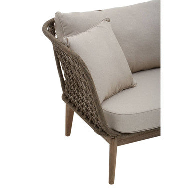 Opus Woven Rope Chaise Longue with Cushions