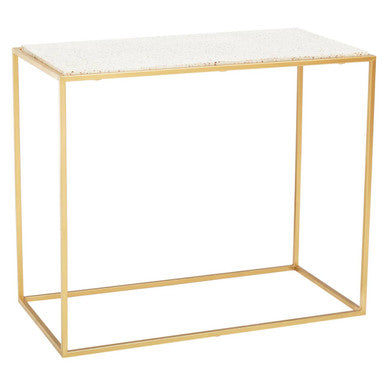 Templar Gold Finish Console Table - Image 2